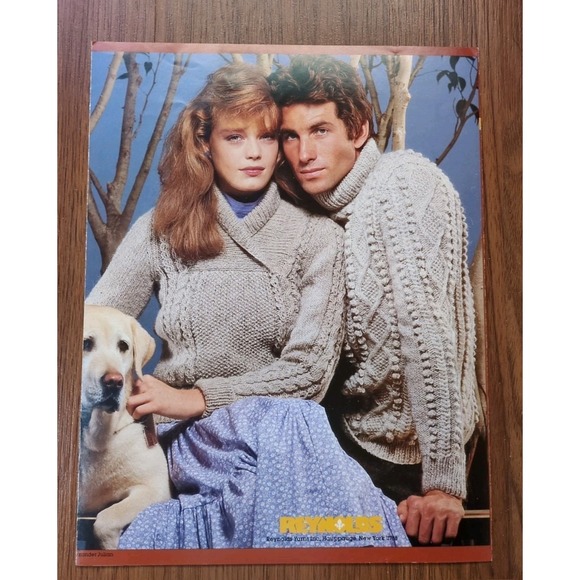 Vtg Reynolds Lopi Lite 4 Knitting Patterns Book Vol 30 Icelandic Wool Nordic - Picture 2 of 6